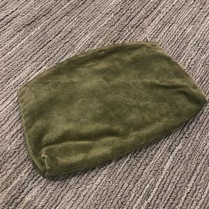 BAGGU Natural Milled Leather Pouch